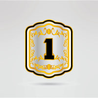 Side Plate 2 of the Quebec Wrestling Championship Belt, ready for custom logos and text.