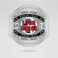 Customizable ROH World Tag Team Wrestling Championship Belt main plate with logo and design elements