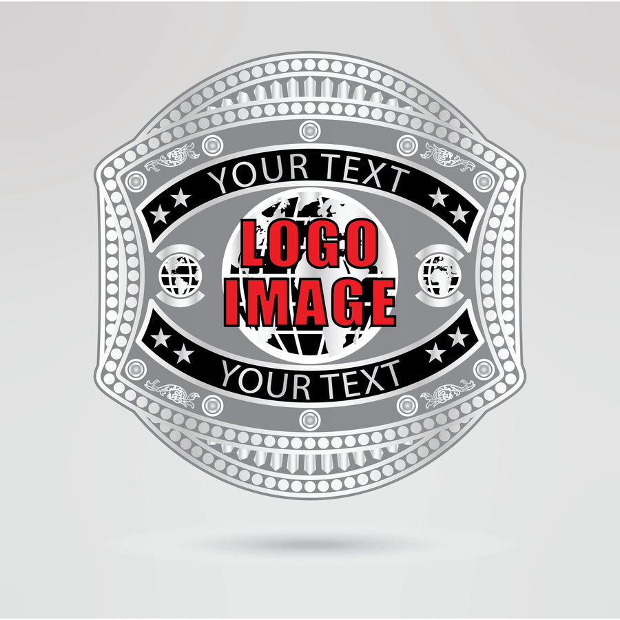 Customizable ROH World Tag Team Wrestling Championship Belt main plate with logo and design elements