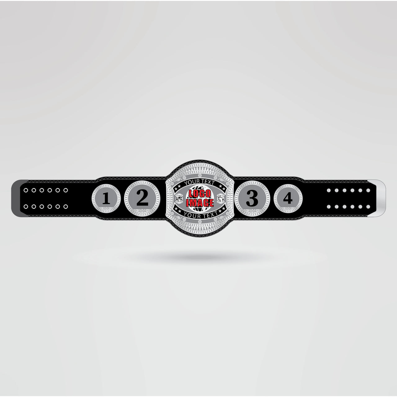 Customization template for ROH World Tag Team Wrestling Championship Belt, featuring space for logos, text, and designs