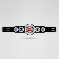Customization template for ROH World Tag Team Wrestling Championship Belt, featuring space for logos, text, and designs