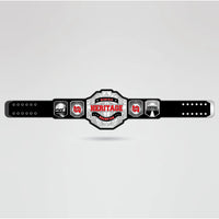 Fully designed Heritage Championship Belt with custom main plate, side plates, and strap.