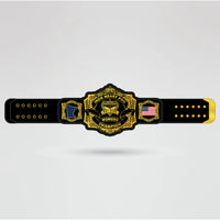 Finished Iron Heart Pro Women’s Championship Belt with Custom Design Elements