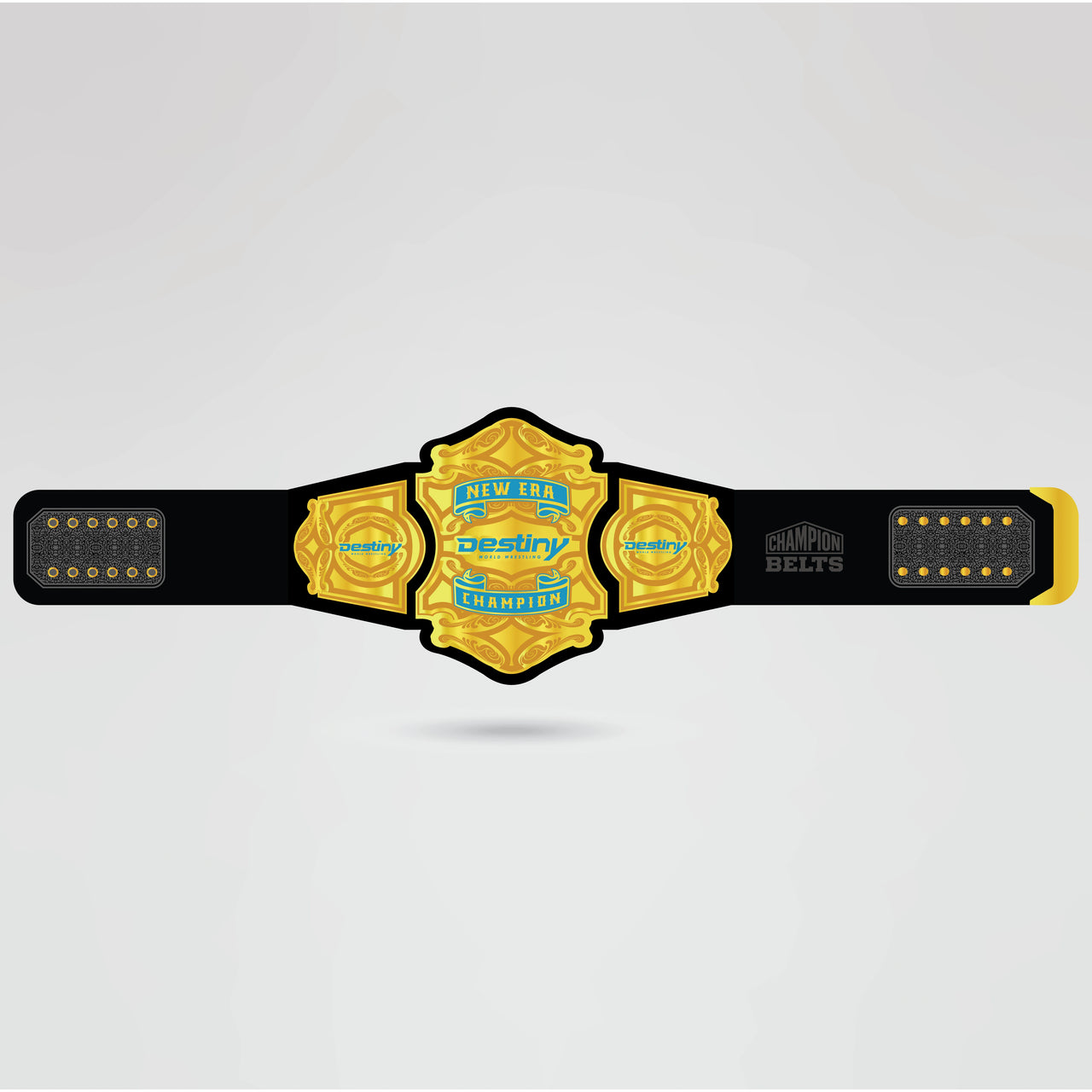 Finished New Era Destiny Championship Belt with Custom Design Elements