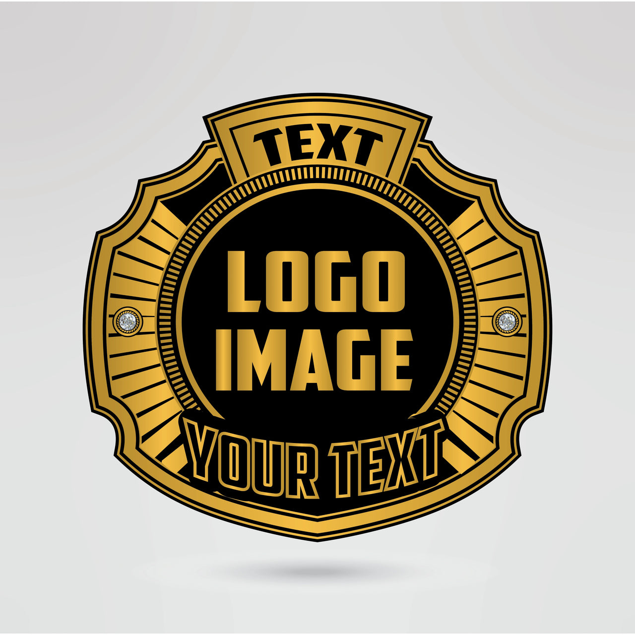 Personalized main plate for the Stone Cold Steve Austin wrestling championship belt, featuring Austin 3:16 and OH HELL YEAH text