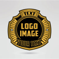 Personalized main plate for the Stone Cold Steve Austin wrestling championship belt, featuring Austin 3:16 and OH HELL YEAH text