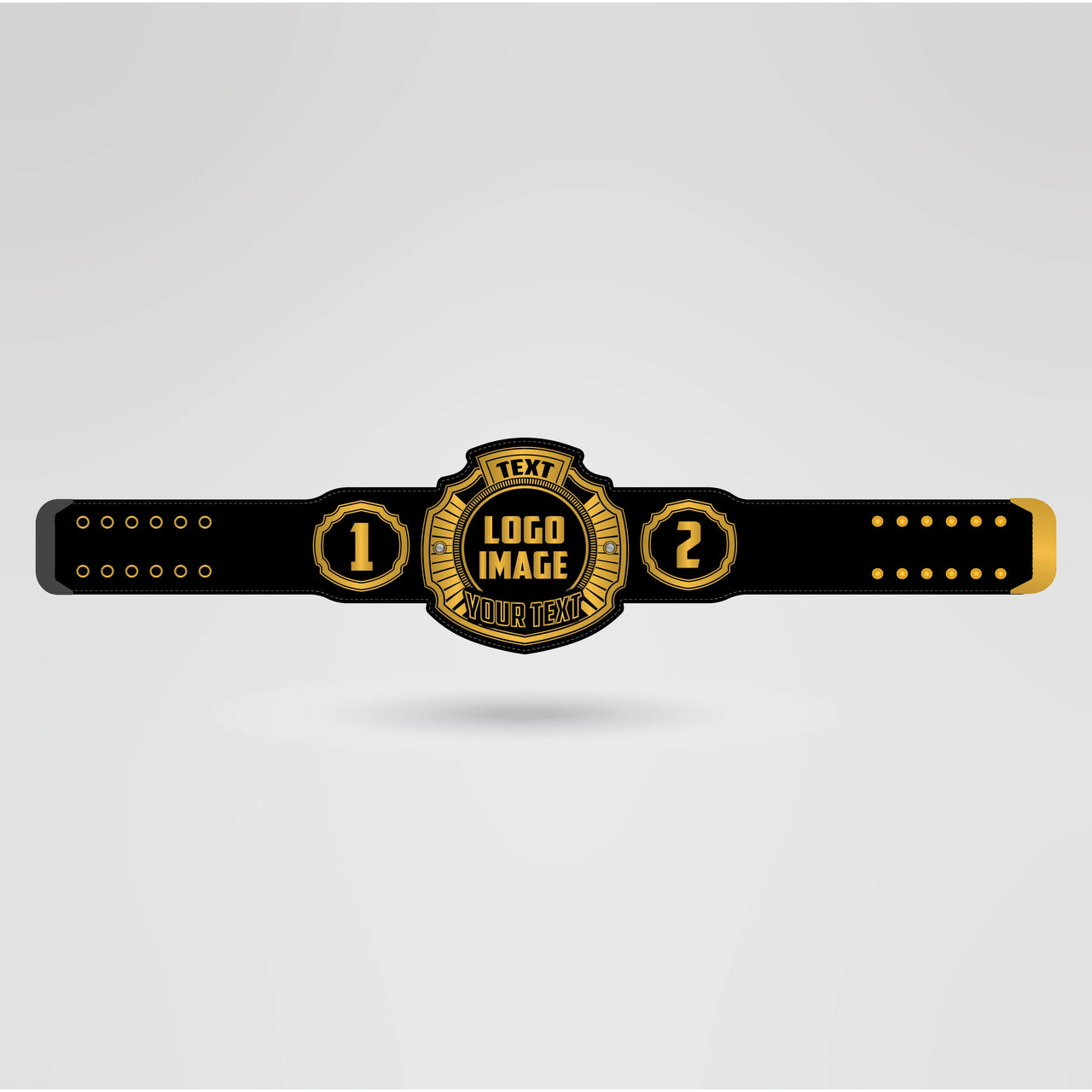 Template for customizing logos, images, and text on the Stone Cold Steve Austin championship belt