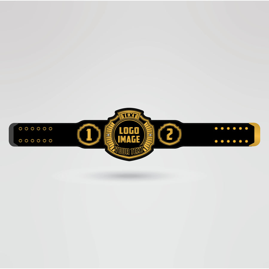 Template for customizing logos, images, and text on the Stone Cold Steve Austin championship belt