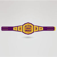 Template for customizing logos, text, and images on the Time Blaster Tag-Team Championship Belt