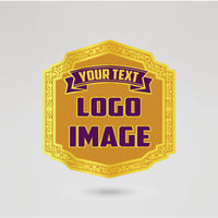 Customizable main plate for the Time Blaster Tag-Team Wrestling Championship Belt featuring the Time Blaster logo