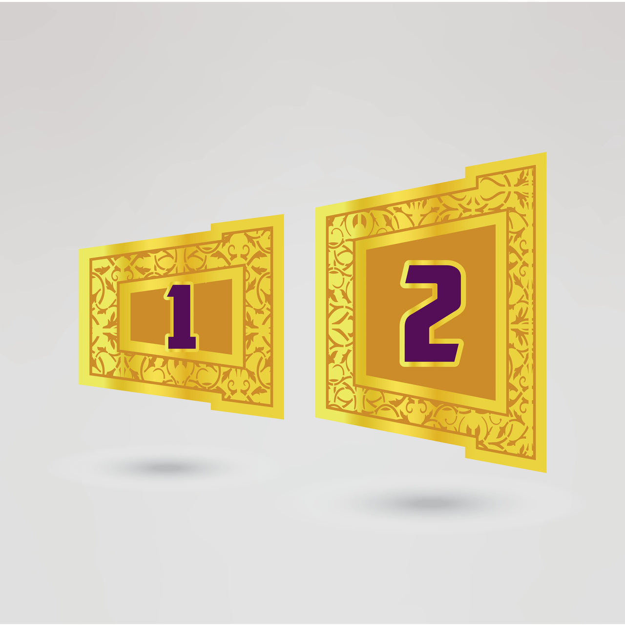 Customizable left side plate for the Time Blaster Tag-Team Championship Belt