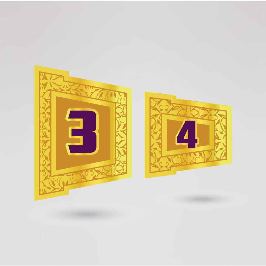 Customizable right side plate for the Time Blaster Tag-Team Championship Belt