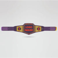 Fully customizable YEET Championship belt with template for logos and text placement