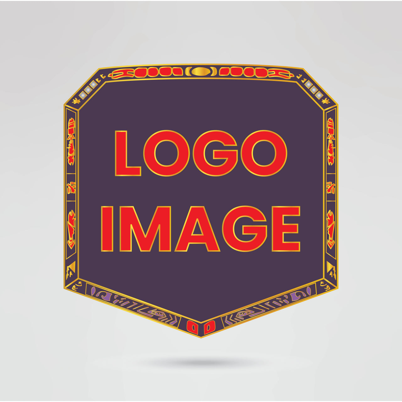 Customizable YEET Championship main plate design with space for logos and text