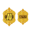 Alpha Male Wrestling Champion Belt Plate – Regal Gold & Red Edition - Championship BeltschampionbeltsshopChampionship BeltsstandardAlpha Male Wrestling Champion Belt Plate – Regal Gold & Red Edition