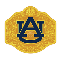 AU Inspired Gold Championship Belt Plate – Royal Crest Edition - Championship BeltschampionbeltsshopChampionship BeltsstandardAU Inspired Gold Championship Belt Plate – Royal Crest Edition