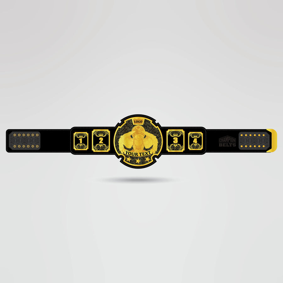 Custom AWL World Champion Wrestling Belt - Championship BeltsCustom Legend SerieschampionbeltsshopChampionship BeltsStandard 2mm Thick PlatesPersonalized AWL World Champion wrestling belt with editable plate layout