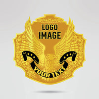 Custom Big Boyz World Championship Belt - Championship BeltsWorld ChampionshipchampionbeltsshopChampionship BeltsStandard 2mm Thick PlatesGold center plate of Big Boyz World Championship Belt with custom logo