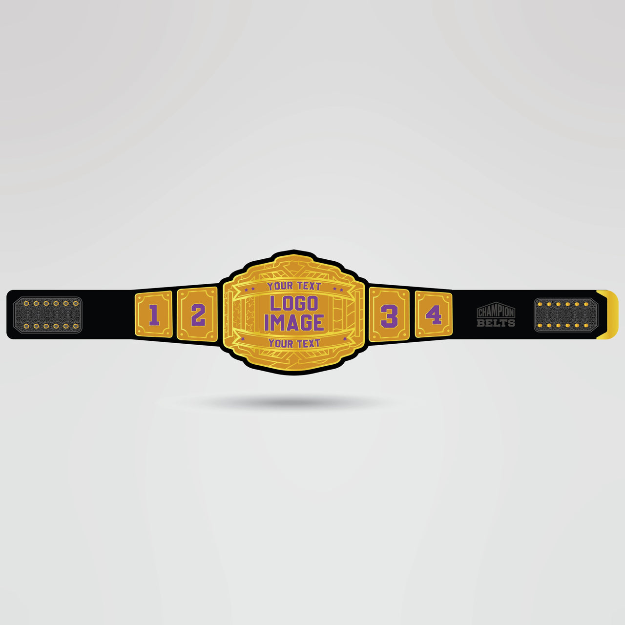 Custom Big House Baggers Championship Belt - Championship BeltsCustom Legend SerieschampionbeltsshopChampionship BeltsStandard 2mm Thick PlatesPersonalized Big House Baggers Championship Belt with fully editable plate layout