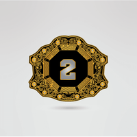 Custom Cornhole Champion Championship Belt - Championship BeltsCustom CornholechampionbeltsshopChampionship BeltsStandard 2mm Thick PlatesLeft side plate of the customizable Cornhole Champion belt, ideal for logos and text.