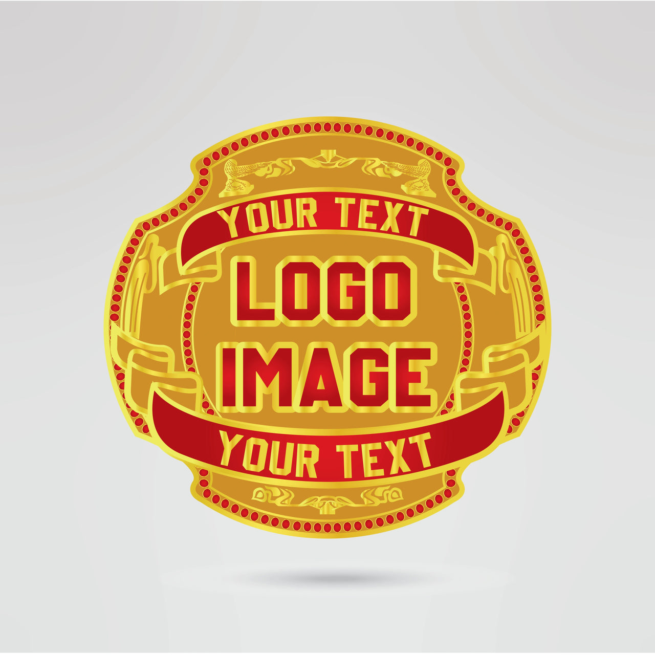 Custom CPW International Champion Belt - Championship BeltsCPWchampionbeltsshopChampionship BeltsStandard 2mm Thick PlatesCPW International Champion Belt Center Plate Custom Design