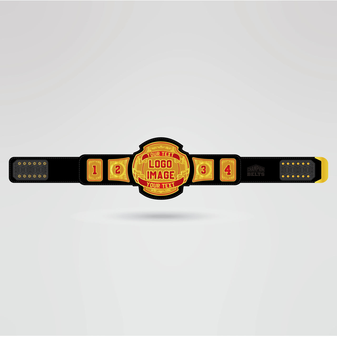Custom CPW International Champion Belt - Championship BeltsCPWchampionbeltsshopChampionship BeltsStandard 2mm Thick PlatesCustomization layout for CPW International Champion Belt with center plate and side plates