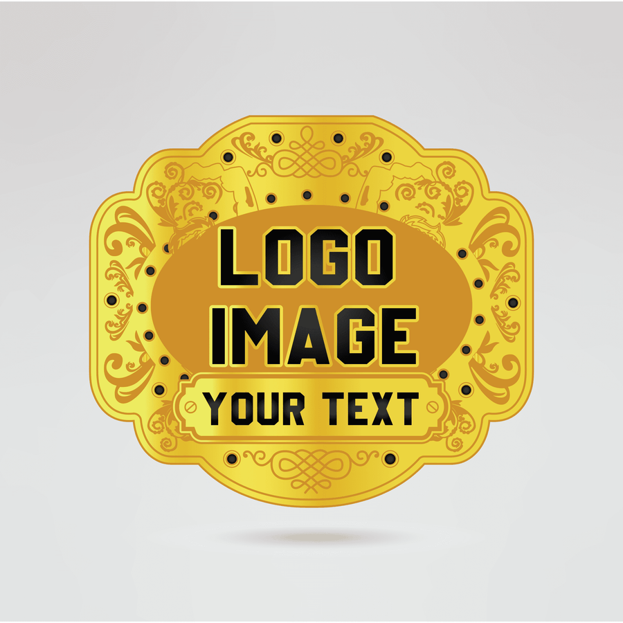 Custom CPW Tag Team Champion Belt - Championship BeltsTag TeamchampionbeltsshopChampionship BeltsStandard 2mm Thick PlatesCustom logo and text area on CPW Tag Team Champion Belt center plate