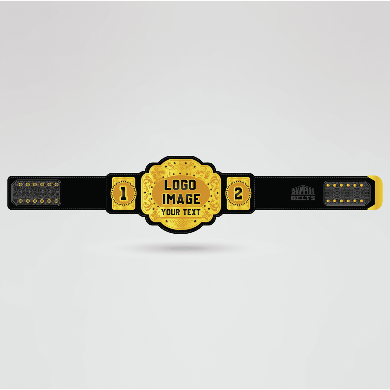 Custom CPW Tag Team Champion Belt - Championship BeltsTag TeamchampionbeltsshopChampionship BeltsStandard 2mm Thick PlatesCustomization layout for CPW Tag Team Champion Belt with center plate and side plates