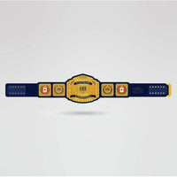 Custom CWE Tag Team Champion Belt - Championship BeltsCWEchampionbeltsshopChampionship BeltsStandard 2mm Thick PlatesCompleted design of the CWE Tag Team Champion Belt with custom logos and text.