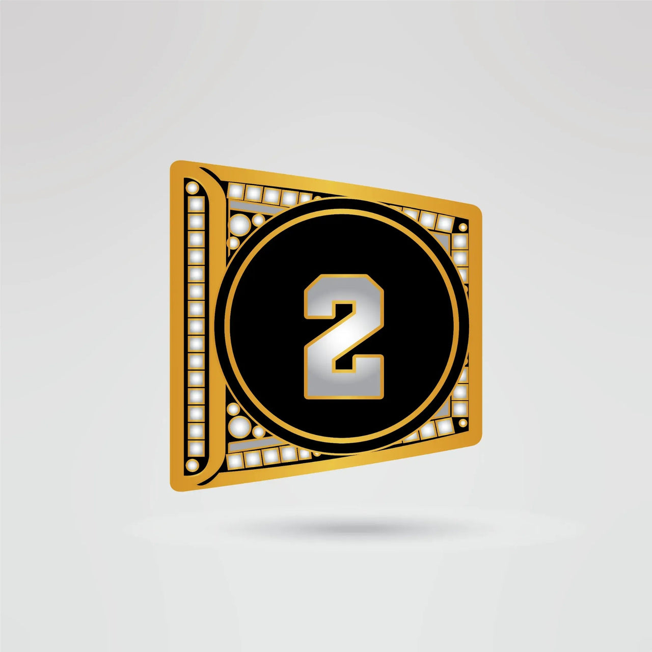 Custom CYA Champion Belt - Championship BeltsWWEchampionbeltsshopChampionship BeltsStandard 2mm Thick PlatesCustom side plates 3 and 4 of CYA Champion Belt