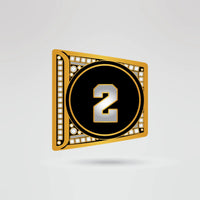 Custom CYA Champion Belt - Championship BeltsWWEchampionbeltsshopChampionship BeltsStandard 2mm Thick PlatesCustom side plates 3 and 4 of CYA Champion Belt