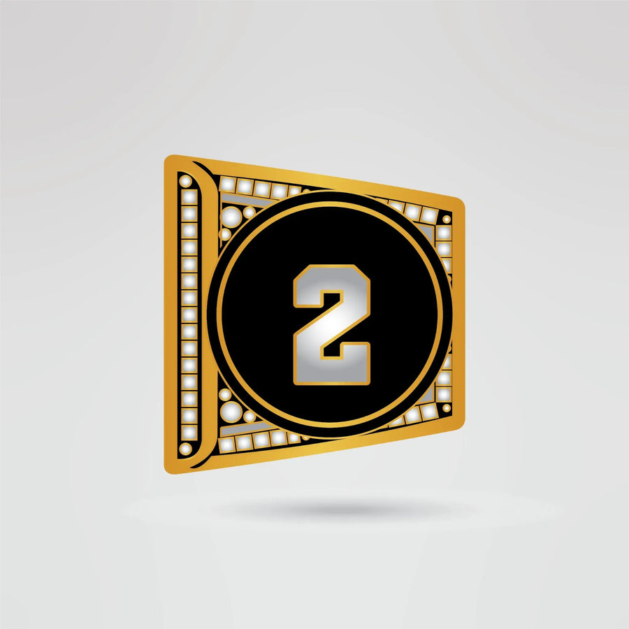 Custom CYA Champion Belt - Championship BeltsWWEchampionbeltsshopChampionship BeltsStandard 2mm Thick PlatesCustom side plates 3 and 4 of CYA Champion Belt