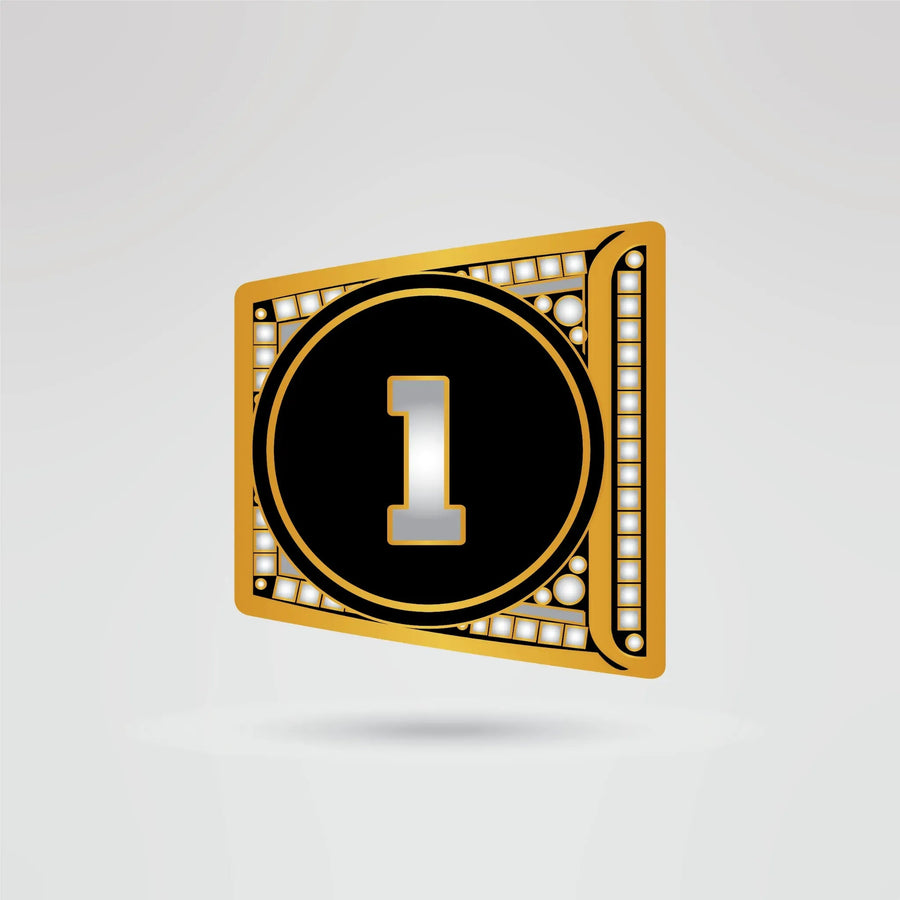 Custom CYA Champion Belt - Championship BeltsWWEchampionbeltsshopChampionship BeltsStandard 2mm Thick PlatesCustom side plates 1 of CYA Champion Belt