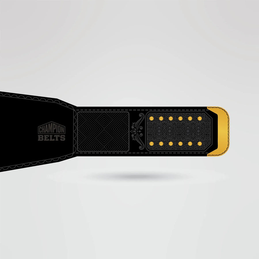 Custom CYA Champion Belt - Championship BeltsWWEchampionbeltsshopChampionship BeltsStandard 2mm Thick PlatesBlack strap design of CYA Champion Belt with premium finish