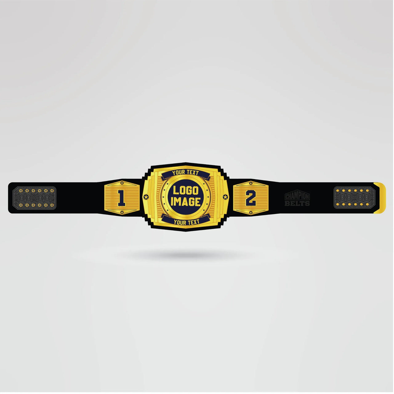 Custom Fantasy Football Champion Belt - Championship BeltsFantasy FootballchampionbeltsshopChampionship BeltsStandard 2mm Thick PlatesCustomization layout for Fantasy Football Champion Belt with center plate and side plates