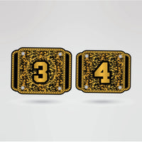 Custom KO - D Championship Belt – Fully Customizable Design - Championship BeltsKO - DchampionbeltsshopChampionship BeltsStandard 2mm Thick PlatesAdditional customizable left and right side plates of the KO - D Championship belt with space for logos and text.