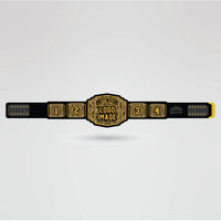 Custom KO - D Championship Belt – Fully Customizable Design - Championship BeltsKO - DchampionbeltsshopChampionship BeltsStandard 2mm Thick PlatesTemplate showing customizable sections of the KO - D Championship belt for logos, text, and design elements.