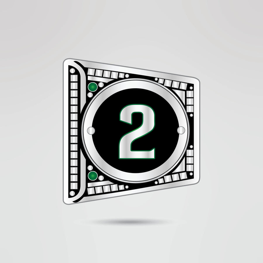 Custom Silver Championship Belt – Belt Squad Edition - Championship BeltsStandardchampionbeltsshopChampionship BeltsStandard Belt 2mm Thick PlatesCustom Silver Championship Belt – Belt Squad Edition