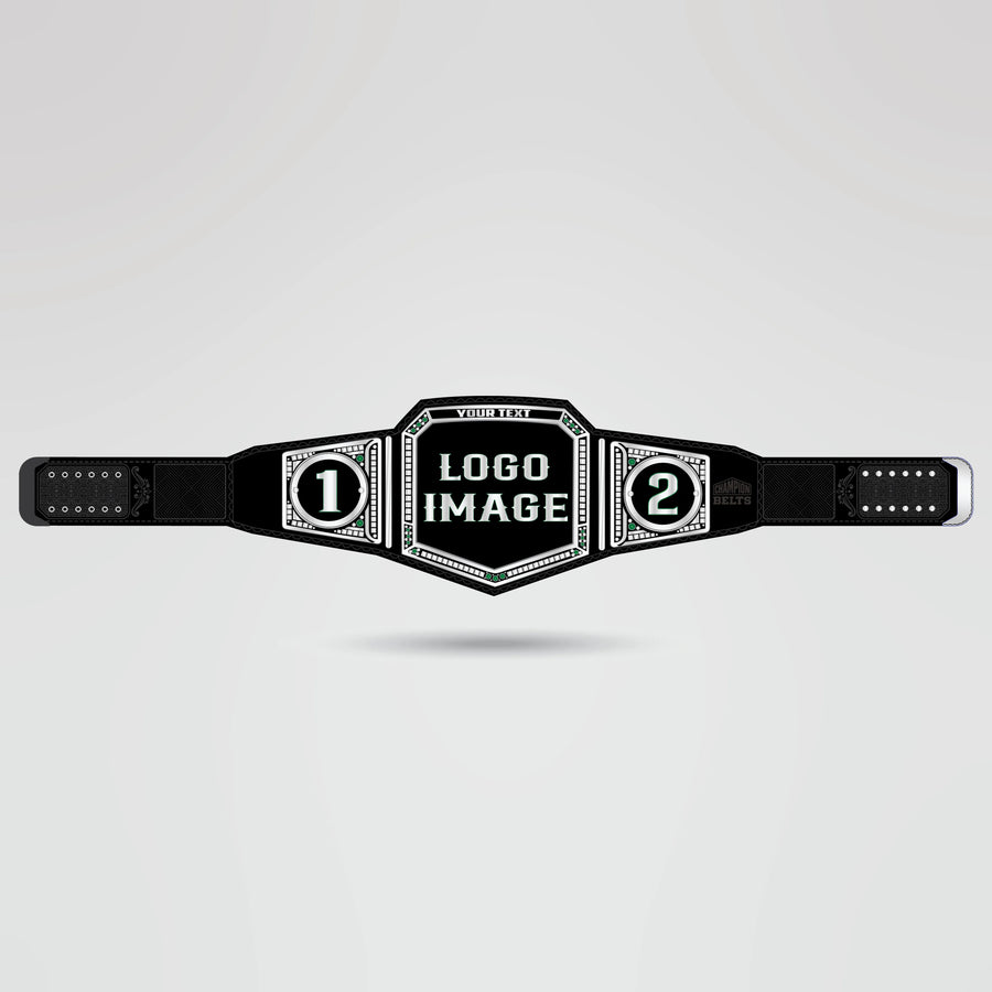Custom Silver Championship Belt – Belt Squad Edition - Championship BeltsStandardchampionbeltsshopChampionship BeltsStandard Belt 2mm Thick PlatesCustom Silver Championship Belt – Belt Squad Edition