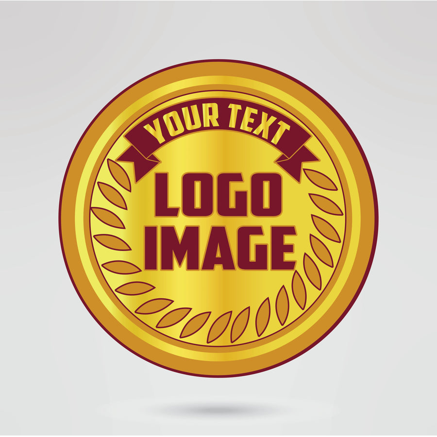 Custom Topstar Championship Belt - Championship BeltsTopstarchampionbeltsshopChampionship BeltsStandard 2mm Thick PlatesCustomizable main plate of the Topstar Championship belt, featuring space for logos, text, and graphics.