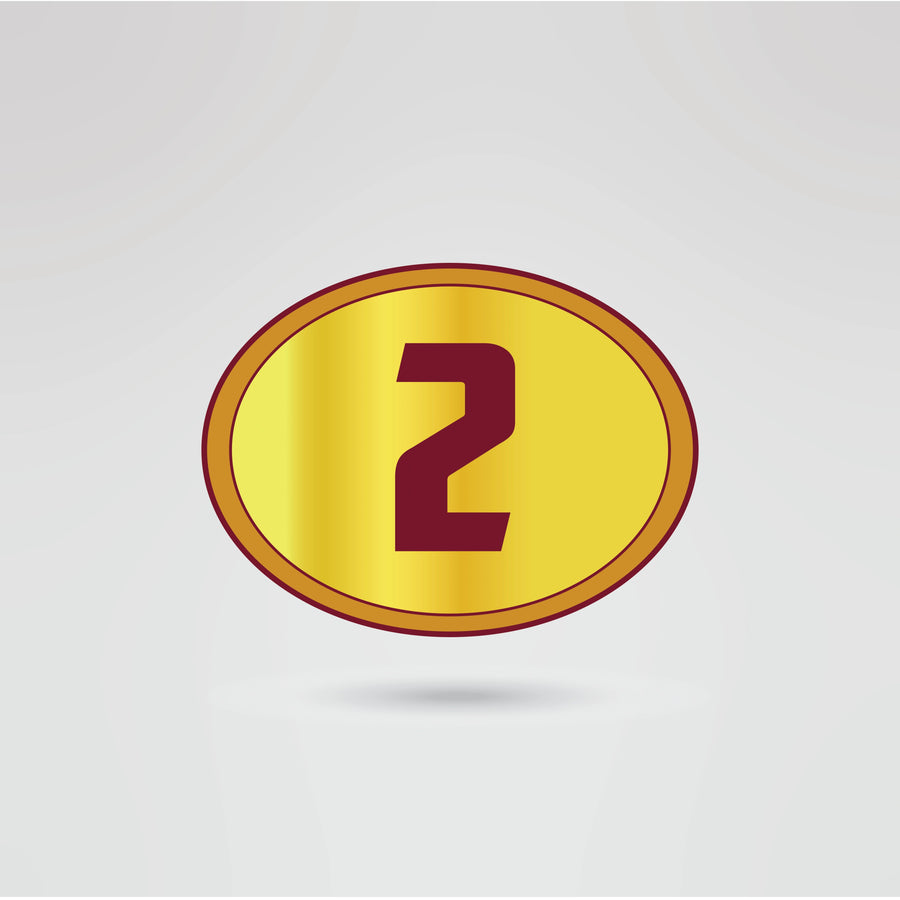 Custom Topstar Championship Belt - Championship BeltsTopstarchampionbeltsshopChampionship BeltsStandard 2mm Thick PlatesLeft side plate of the Topstar Championship belt, fully customizable with logos, text, and designs.