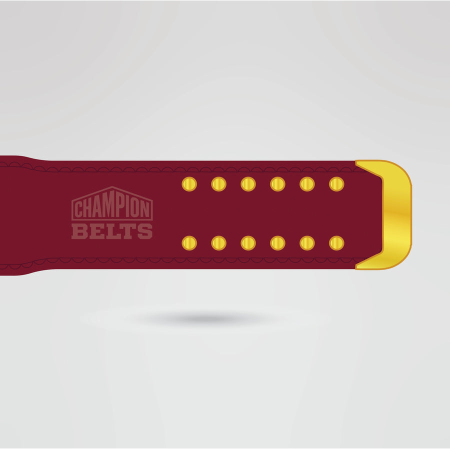 Custom Topstar Championship Belt - Championship BeltsTopstarchampionbeltsshopChampionship BeltsStandard 2mm Thick PlatesClose - up view of the strap design for the customizable Topstar Championship belt, crafted for comfort and durability.