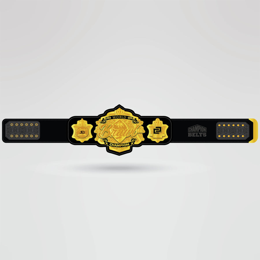 Custom World Brawl Champion Belt - Championship BeltsBrawlchampionbeltsshopChampionship BeltsStandard 2mm Thick PlatesCustom World Brawl Champion Belt