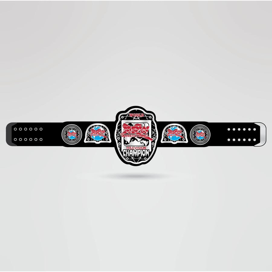 Custom World Wrestling Television Championship Belt - Championship BeltsXPWchampionbeltsshopChampionship BeltsStandard 2mm Thick PlatesCustom World Wrestling Television Championship Belt with fully customizable center plate and side plates