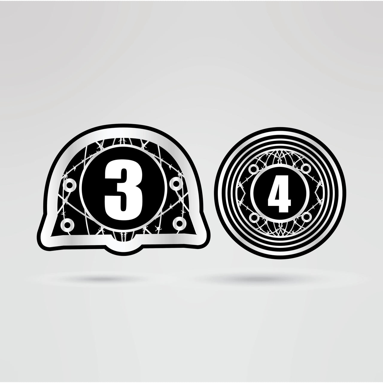 Custom World Wrestling Television Championship Belt - Championship BeltsXPWchampionbeltsshopChampionship BeltsStandard 2mm Thick PlatesCustom wrestling television championship belt with numbered side plates for logos and icons