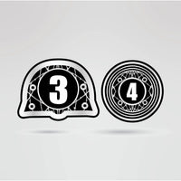 Custom World Wrestling Television Championship Belt - Championship BeltsXPWchampionbeltsshopChampionship BeltsStandard 2mm Thick PlatesCustom wrestling television championship belt with numbered side plates for logos and icons