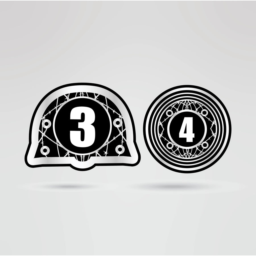 Custom World Wrestling Television Championship Belt - Championship BeltsXPWchampionbeltsshopChampionship BeltsStandard 2mm Thick PlatesCustom wrestling television championship belt with numbered side plates for logos and icons