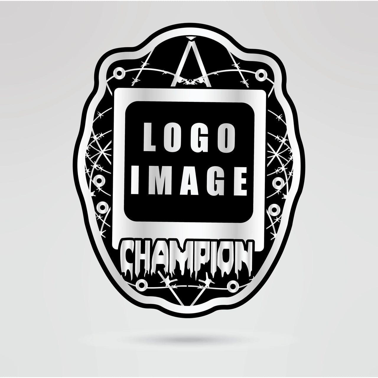 Custom World Wrestling Television Championship Belt - Championship BeltsXPWchampionbeltsshopChampionship BeltsStandard 2mm Thick PlatesWorld Wrestling Television Champion belt showing large center plate for custom logo and text