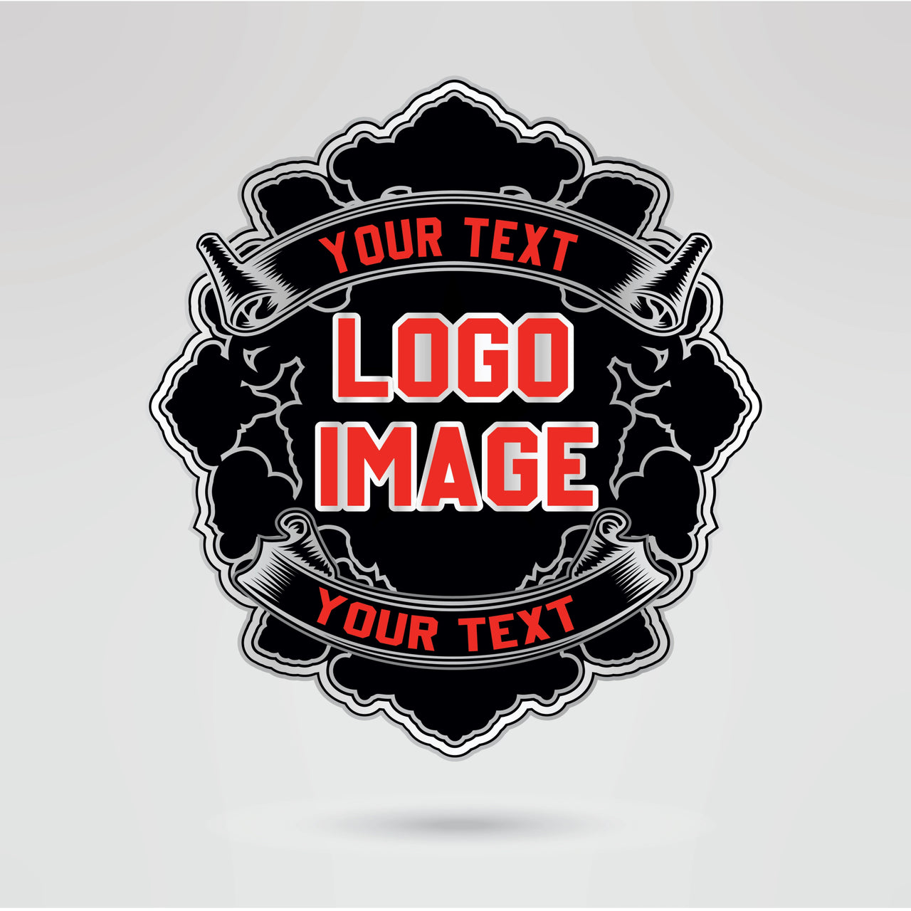 Customizable Great Lakes Battle Creek Championship Belt - Championship BeltsGreat Lakes BattlechampionbeltsshopChampionship BeltsStandard 2mm Thick PlatesClose - up of the customizable main plate on the Great Lakes Battle Creek Championship Belt, showcasing logos and text areas.