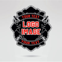 Customizable Great Lakes Battle Creek Championship Belt - Championship BeltsGreat Lakes BattlechampionbeltsshopChampionship BeltsStandard 2mm Thick PlatesClose - up of the customizable main plate on the Great Lakes Battle Creek Championship Belt, showcasing logos and text areas.